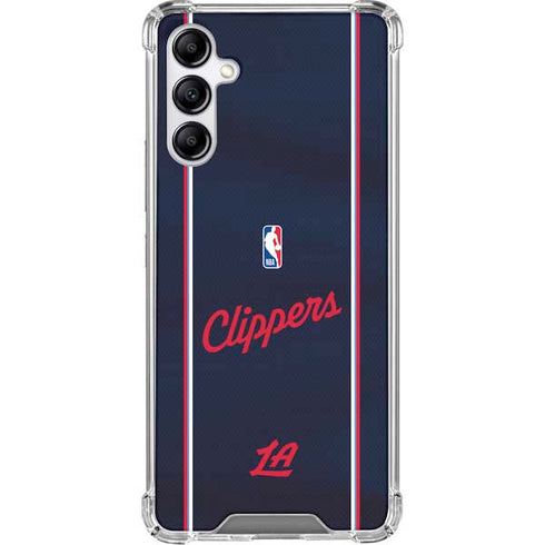 NBA LA Clippers Jersey Galaxy A15 5G Clear Case